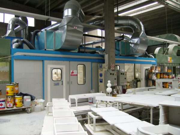 Cabine di verniciatura pressurizzate